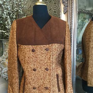 Vintage Rothschild's brown suede jacket